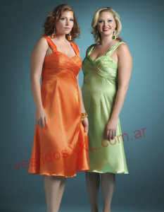 Vestido de coctel para gorditas