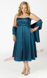 Vestido de coctel para gorditas