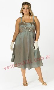 Vestido de coctel para gorditas