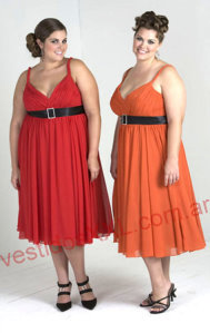 Vestido de coctel para rellenitas