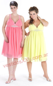 Vestido de coctel para rellenitas