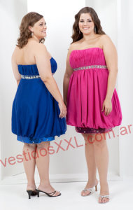 Vestido de coctel para rellenitas