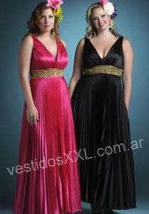 Vestido de egresada para rellenitas