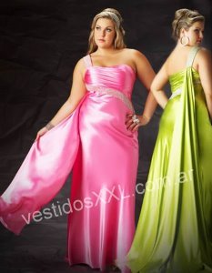 Vestido para Madrina gordita