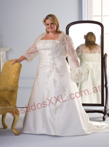 Vestido de Novia Pomposo Armado XXL Talles Especiales