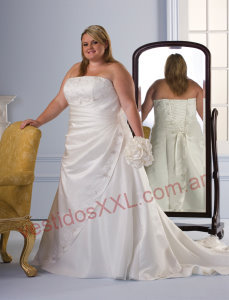 Vestido de Novia Pomposo Armado XXL Talles Especiales