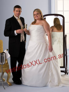 Vestido de Novia Pomposo Armado XXL Talles Especiales
