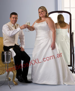 Vestido de Novia Pomposo Armado XXL Talles Especiales