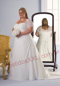 Vestido de Novia Pomposo Armado XXL Talles Especiales